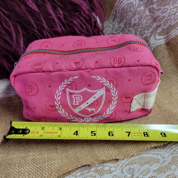🛒🛍️💥Rare Vintage Victoria’s Secret Pink, pink make up bag excellent pre lov - Picture 2 of 13